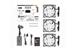 فن کیس گرین HURACAN FAN GFK120M-ARGB 
